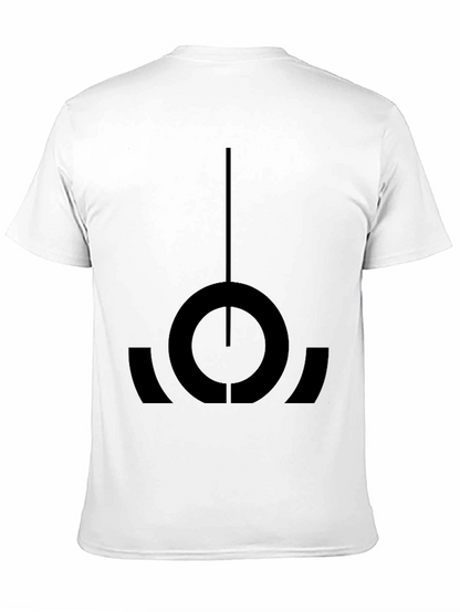 Camiseta Negra con Diseño Abstracto Único
