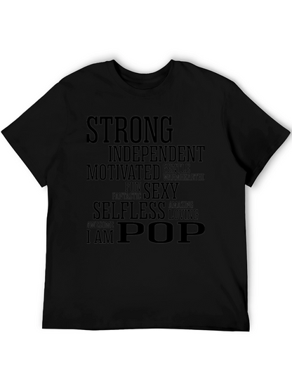 Camiseta Hombre: Fuerte Independiente ¡Soy Pop!