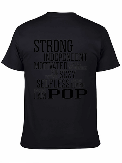 Camiseta Hombre: Fuerte Independiente ¡Soy Pop!