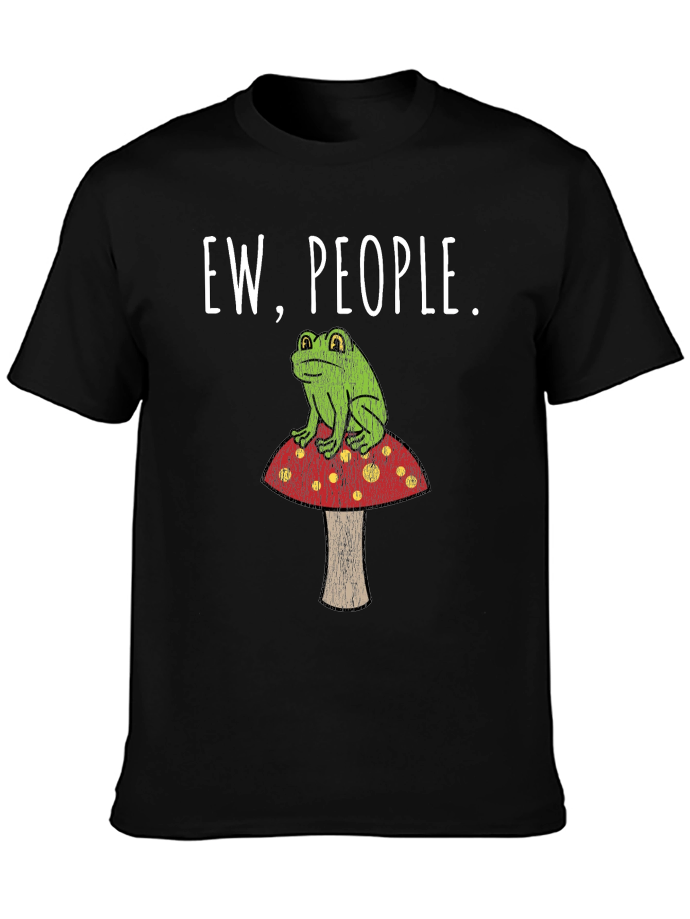 Camiseta Ew People con Rana en Seta
