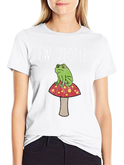Camiseta Ew People con Rana en Seta