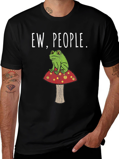Camiseta Ew People con Rana en Seta