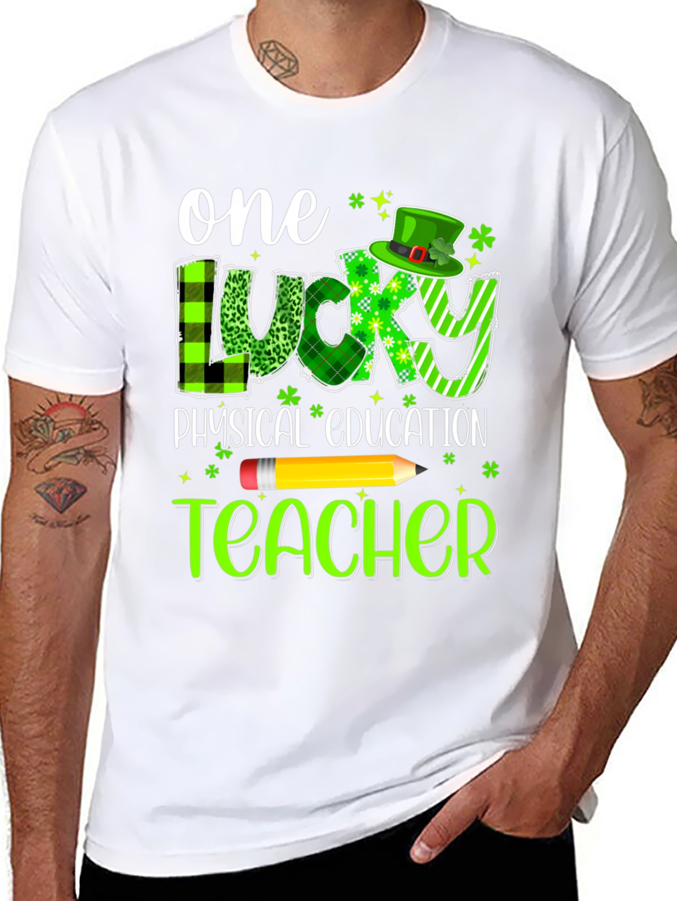 Camiseta One Lucky Teacher - San Patricio
