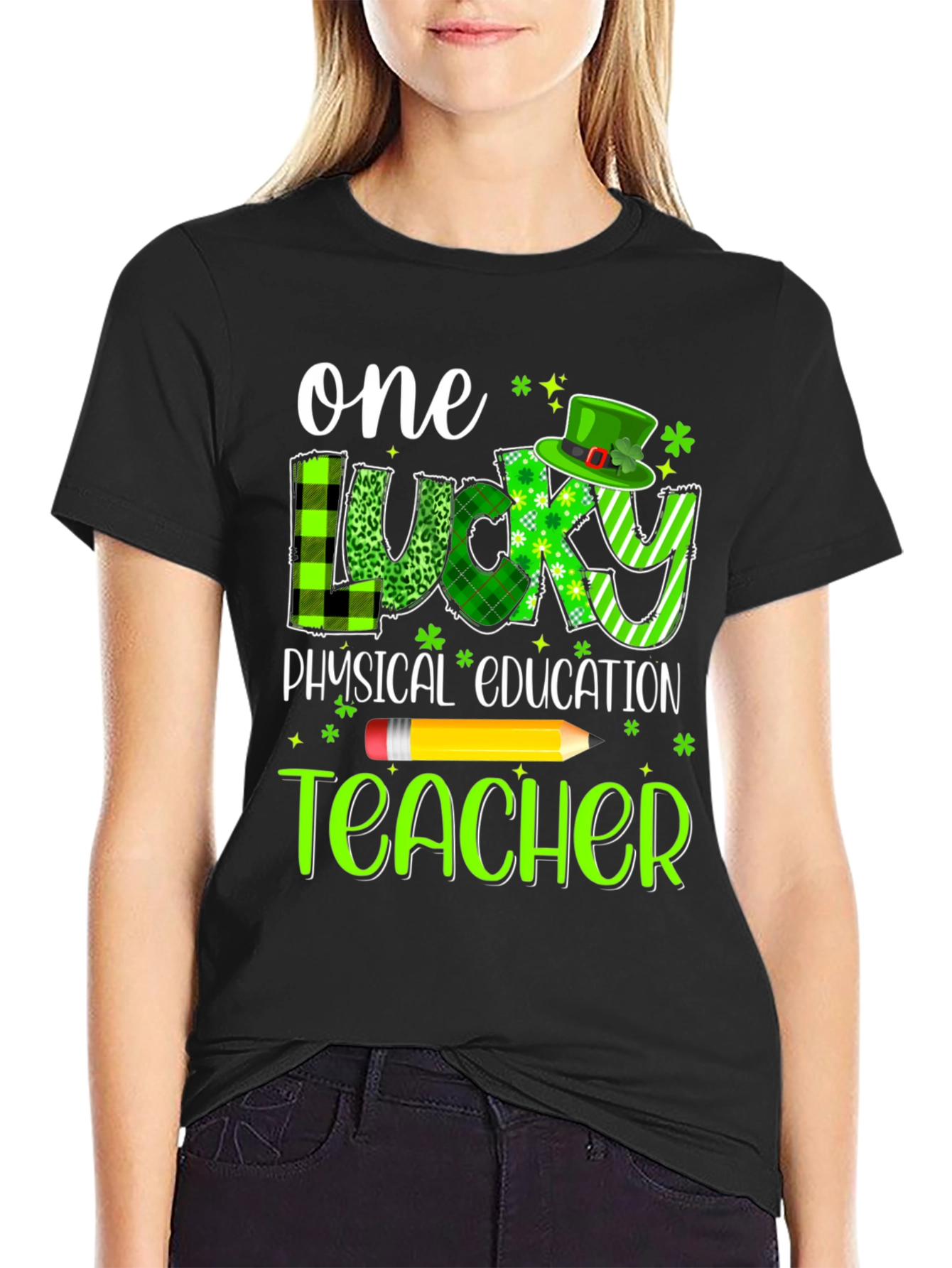 Camiseta One Lucky Teacher - San Patricio