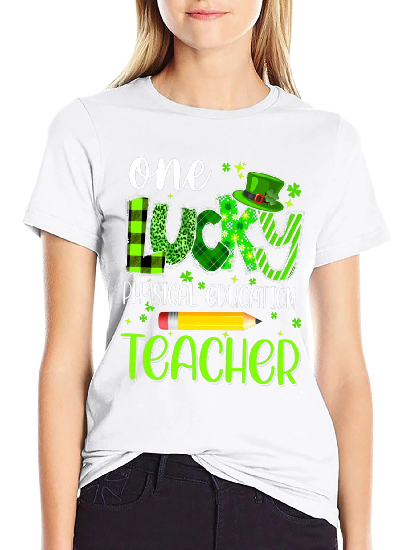 Camiseta One Lucky Teacher - San Patricio