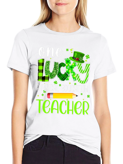 Camiseta One Lucky Teacher - San Patricio