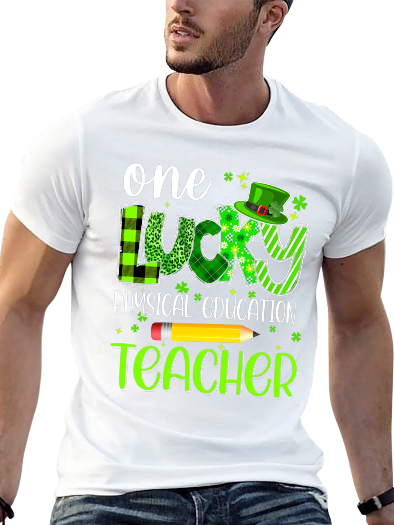 Camiseta One Lucky Teacher - San Patricio