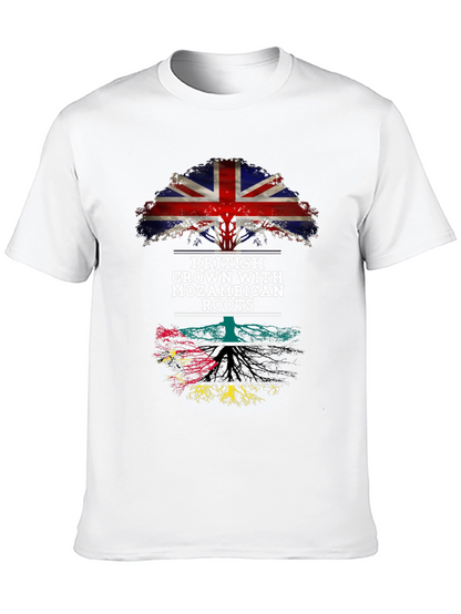 Camiseta Hombre Británico con Raíces Mozambiqueñas