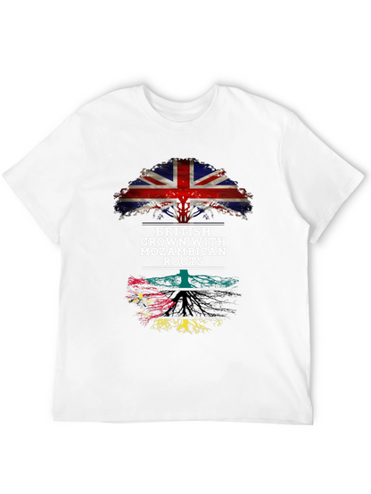 Camiseta Hombre Británico con Raíces Mozambiqueñas