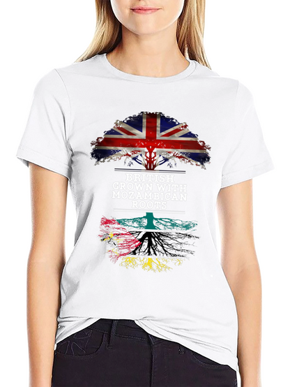 Camiseta Hombre Británico con Raíces Mozambiqueñas