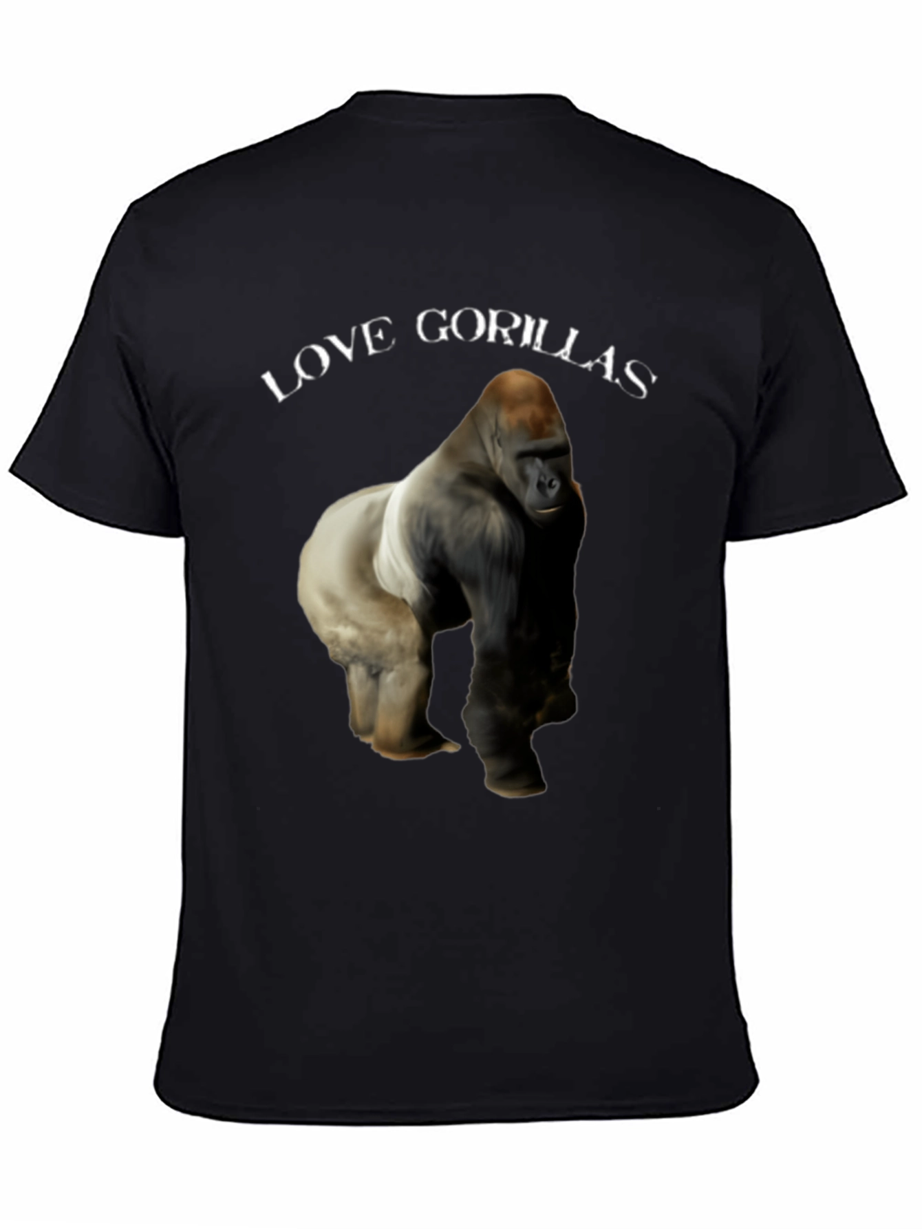 Camiseta Negra Amo Gorilas