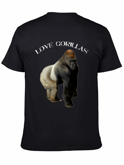 Camiseta Negra Amo Gorilas