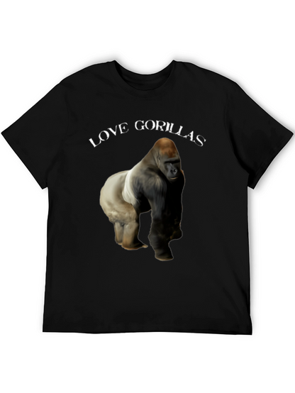 Camiseta Negra Amo Gorilas
