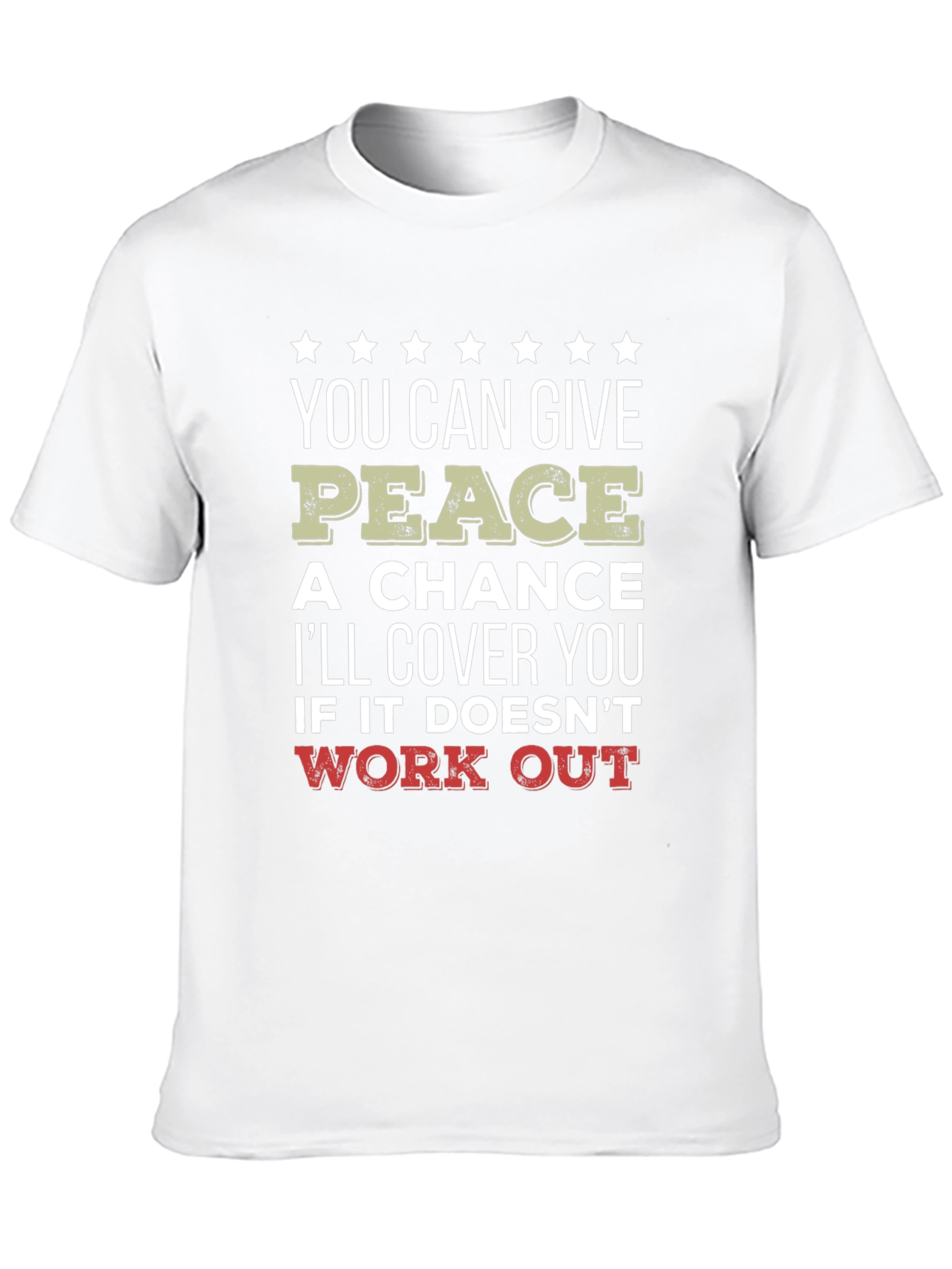 Camiseta Negra Peace - Humor y Protección