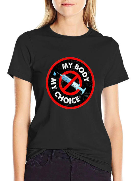Camiseta Mi Cuerpo Mi Decisión - Vacunas No