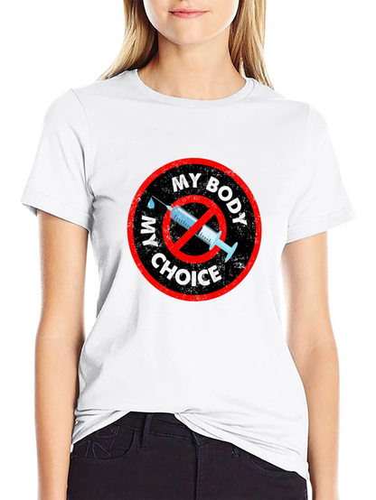 Camiseta Mi Cuerpo Mi Decisión - Vacunas No