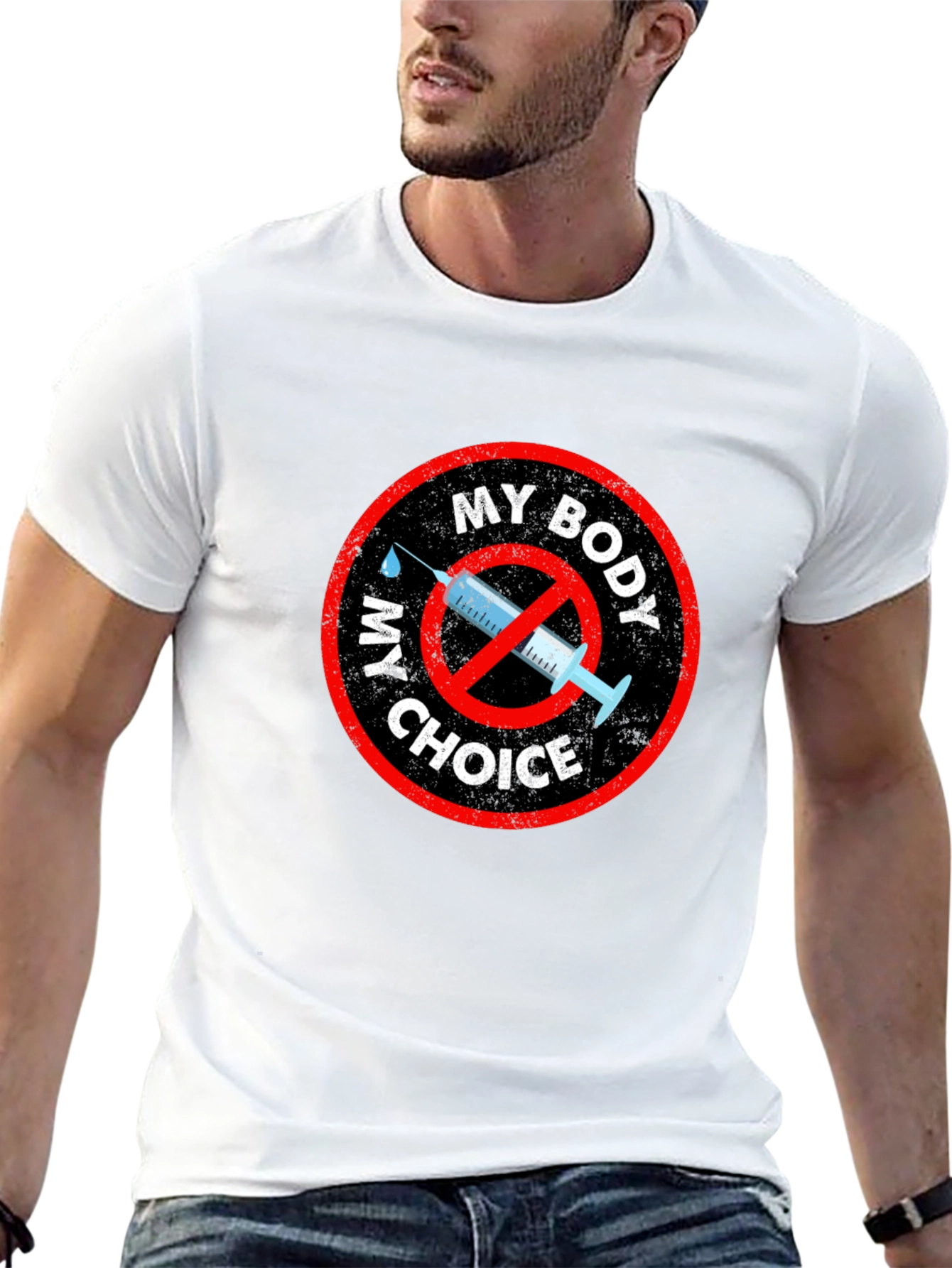 Camiseta Mi Cuerpo Mi Decisión - Vacunas No