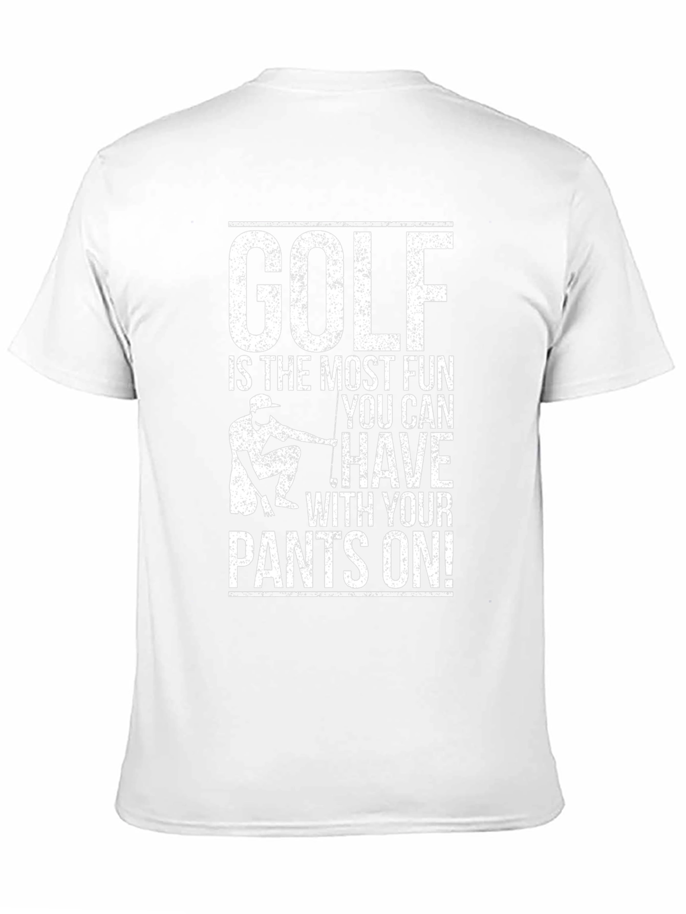 Camiseta Negra Golf Divertido