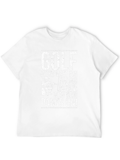 Camiseta Negra Golf Divertido