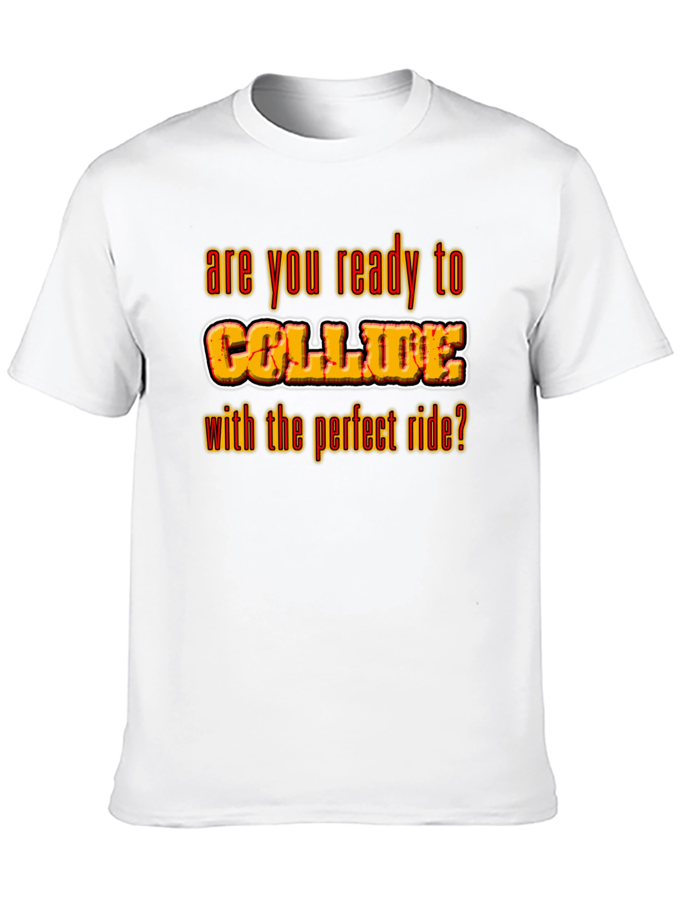 Camiseta Negra con Diseño Collide