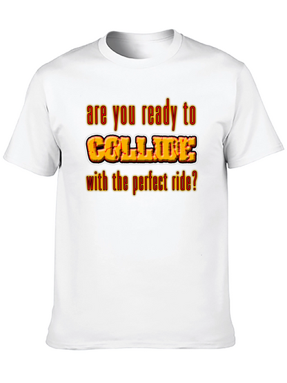 Camiseta Negra con Diseño Collide