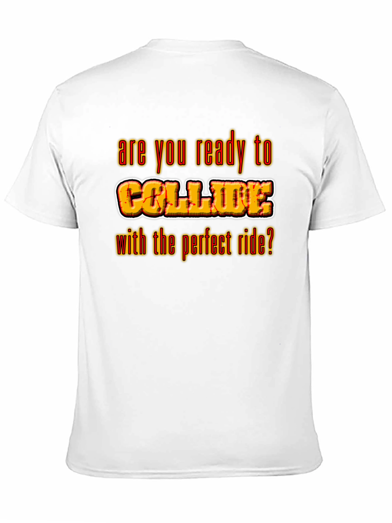 Camiseta Negra con Diseño Collide