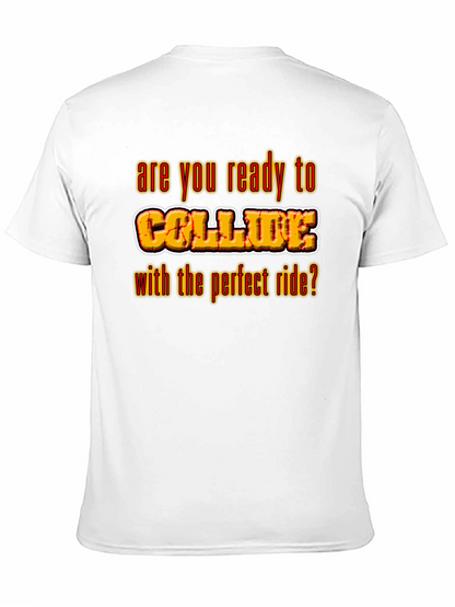 Camiseta Negra con Diseño Collide