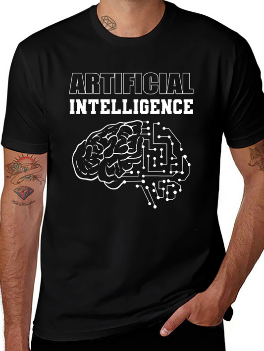 Camiseta Inteligencia Artificial - Diseño Cerebro Tech