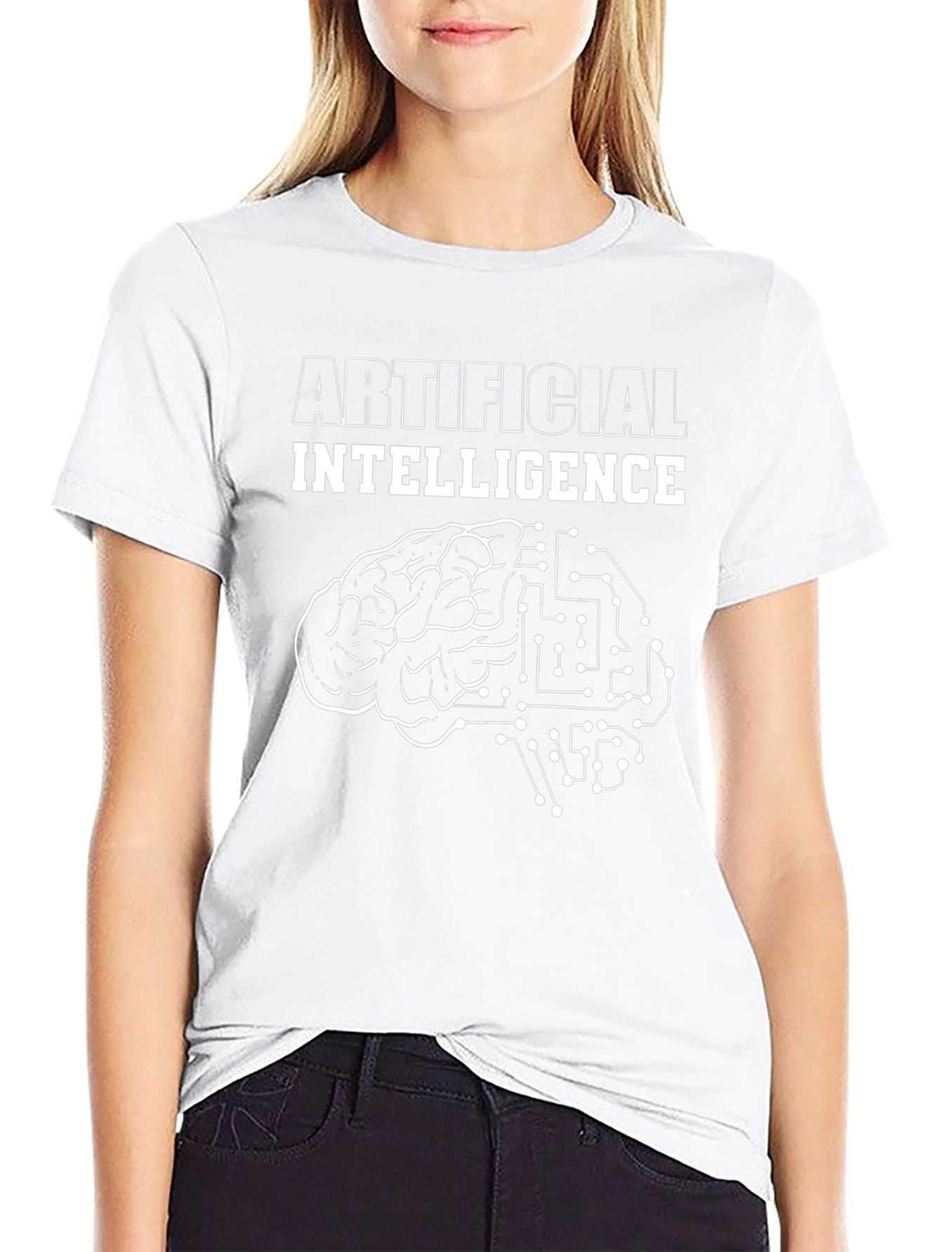 Camiseta Inteligencia Artificial - Diseño Cerebro Tech