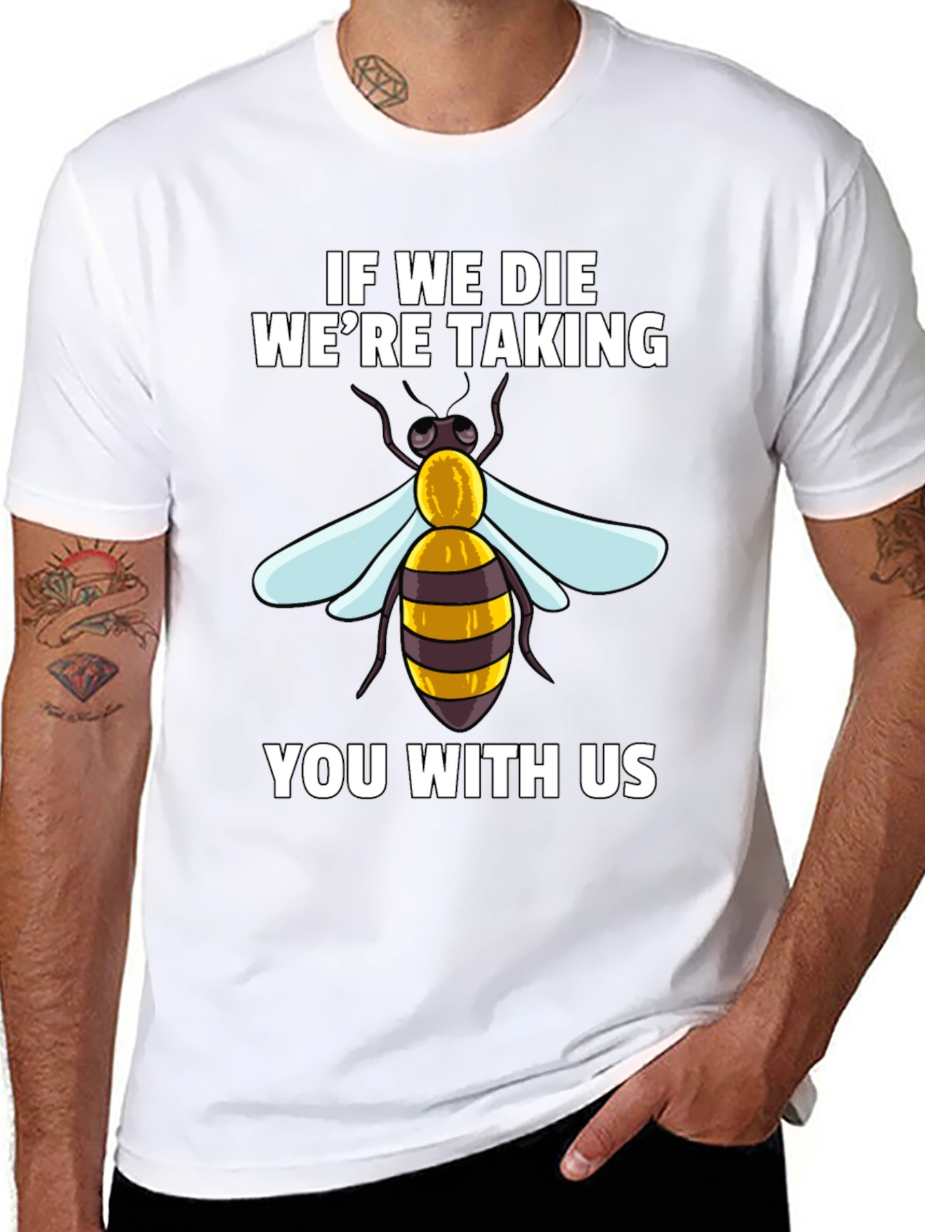 Camiseta Negra: Si Morimos Te Llevamos Con Nosotros