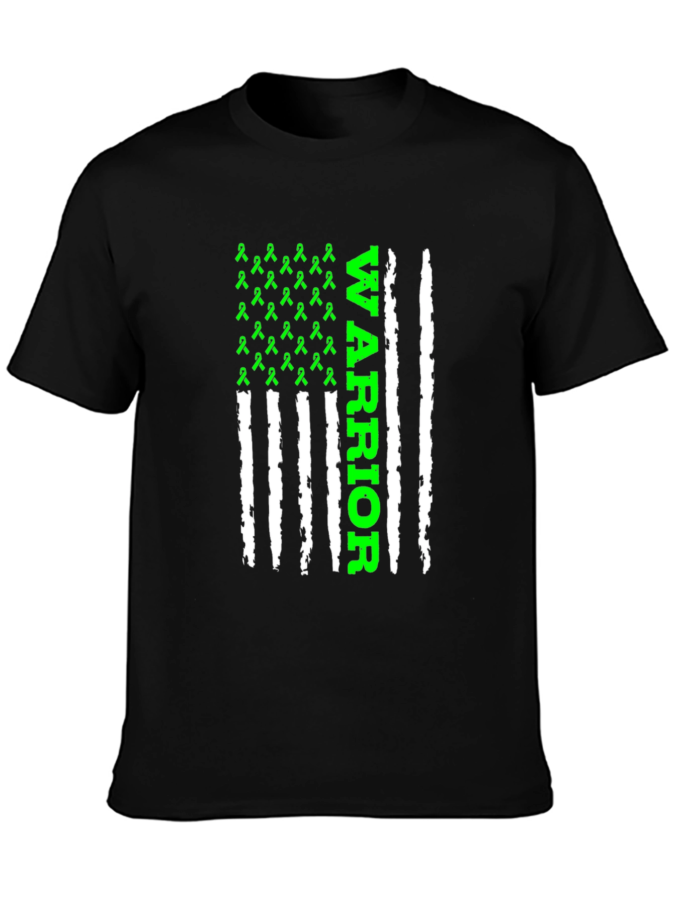Camiseta Negra Guerrero Conciencia Salud Mental