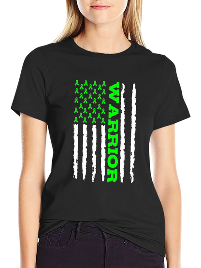 Camiseta Negra Guerrero Conciencia Salud Mental