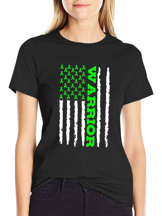 Camiseta Negra Guerrero Conciencia Salud Mental