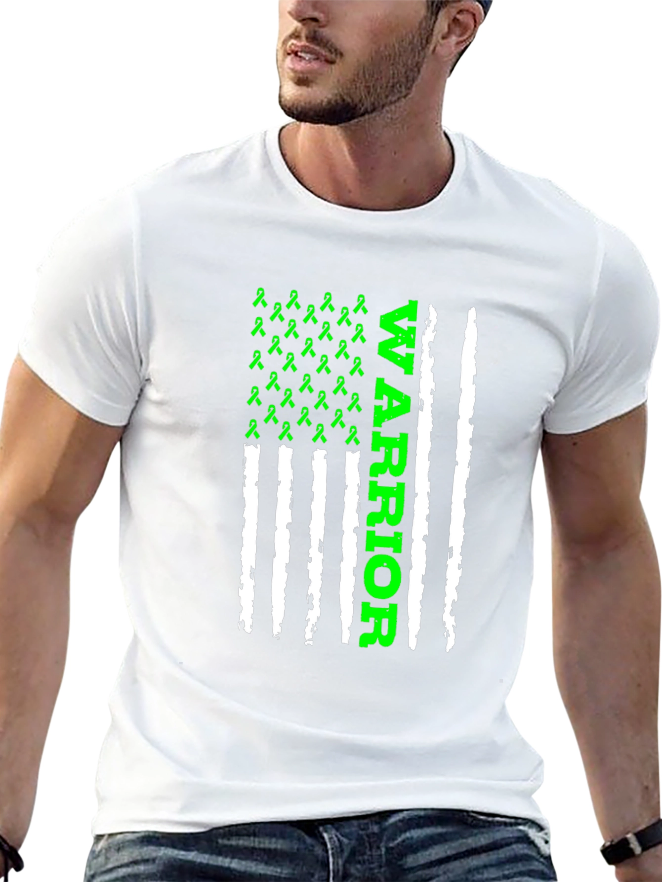 Camiseta Negra Guerrero Conciencia Salud Mental