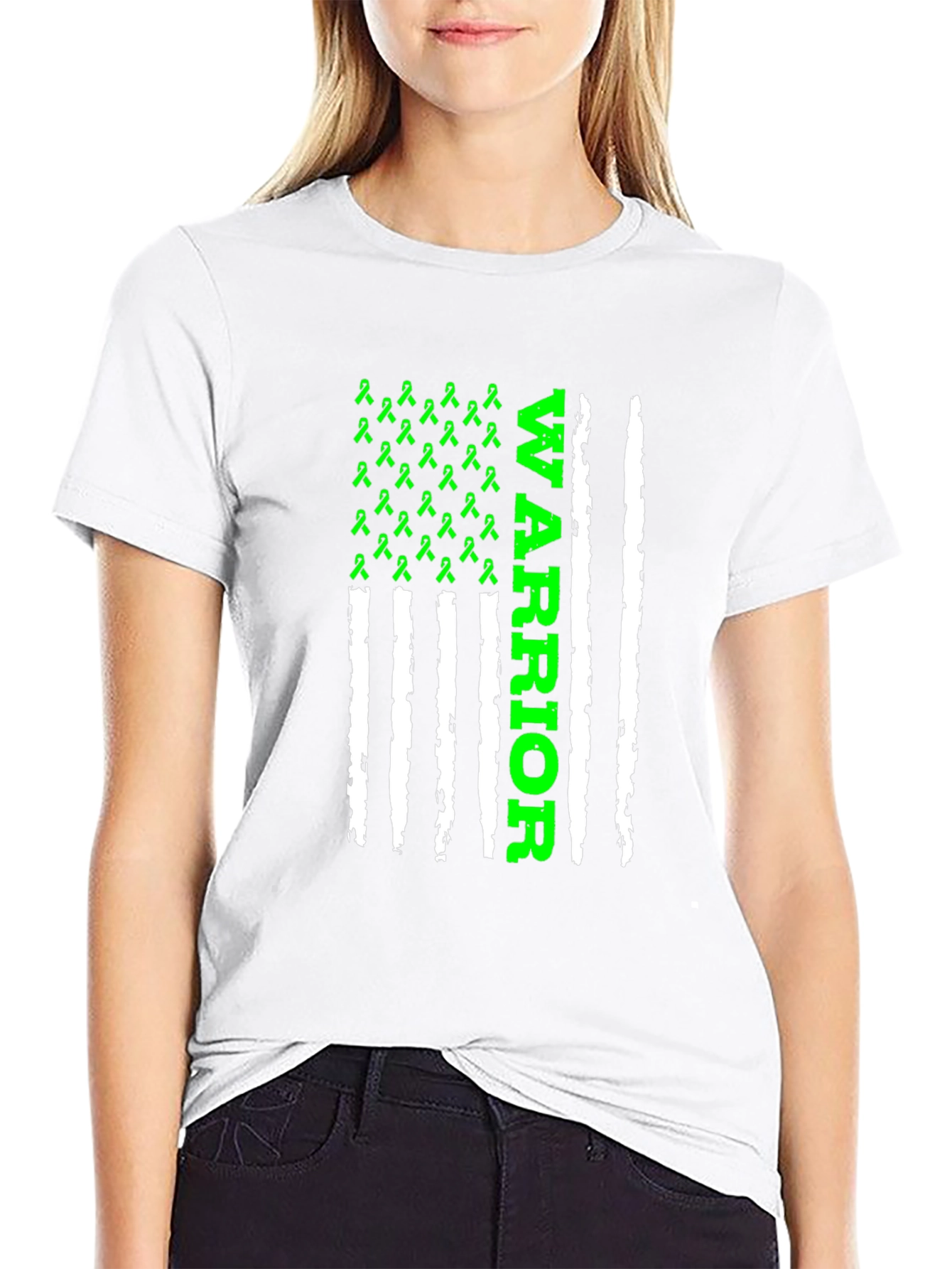 Camiseta Negra Guerrero Conciencia Salud Mental