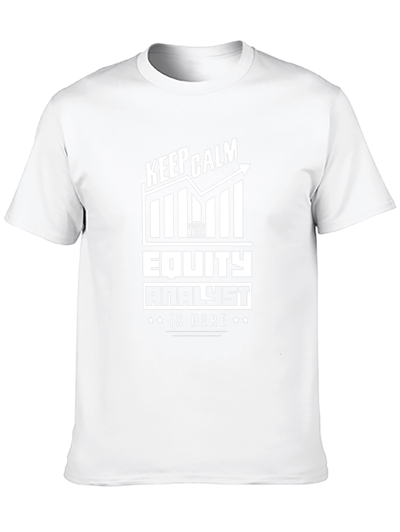 Camiseta Negra Equity Analyst - Mantén la Calma