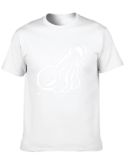 Camiseta Negra con Diseño de Cucharas Medidoras