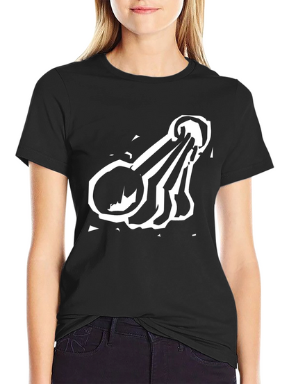 Camiseta Negra con Diseño de Cucharas Medidoras