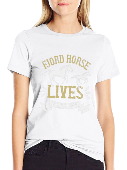 Camiseta Fjord Horse Lives Matter