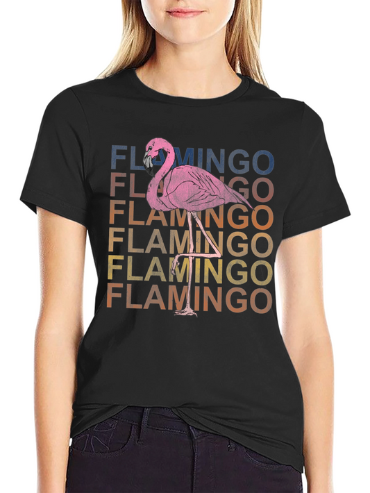Camiseta Flamingo Vintage para Hombre