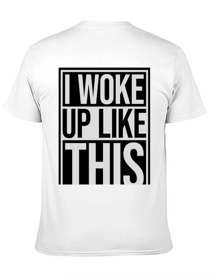 Camiseta Negra: Me Desperté Así