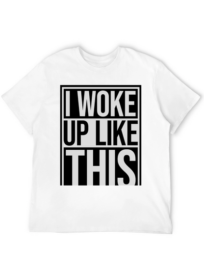 Camiseta Negra: Me Desperté Así