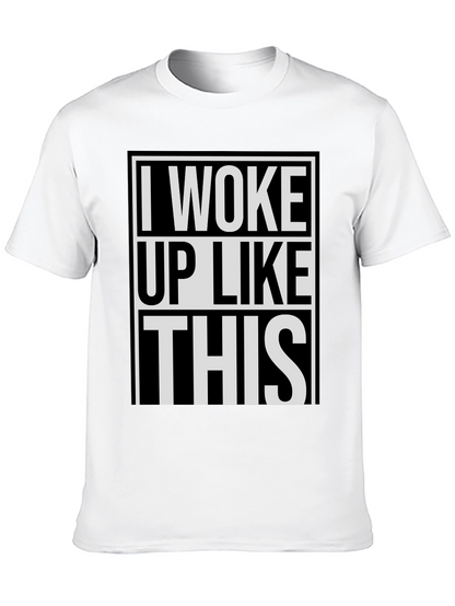 Camiseta Negra: Me Desperté Así