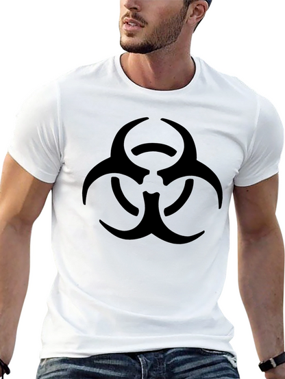 Camiseta Negra Biohazard para Hombre