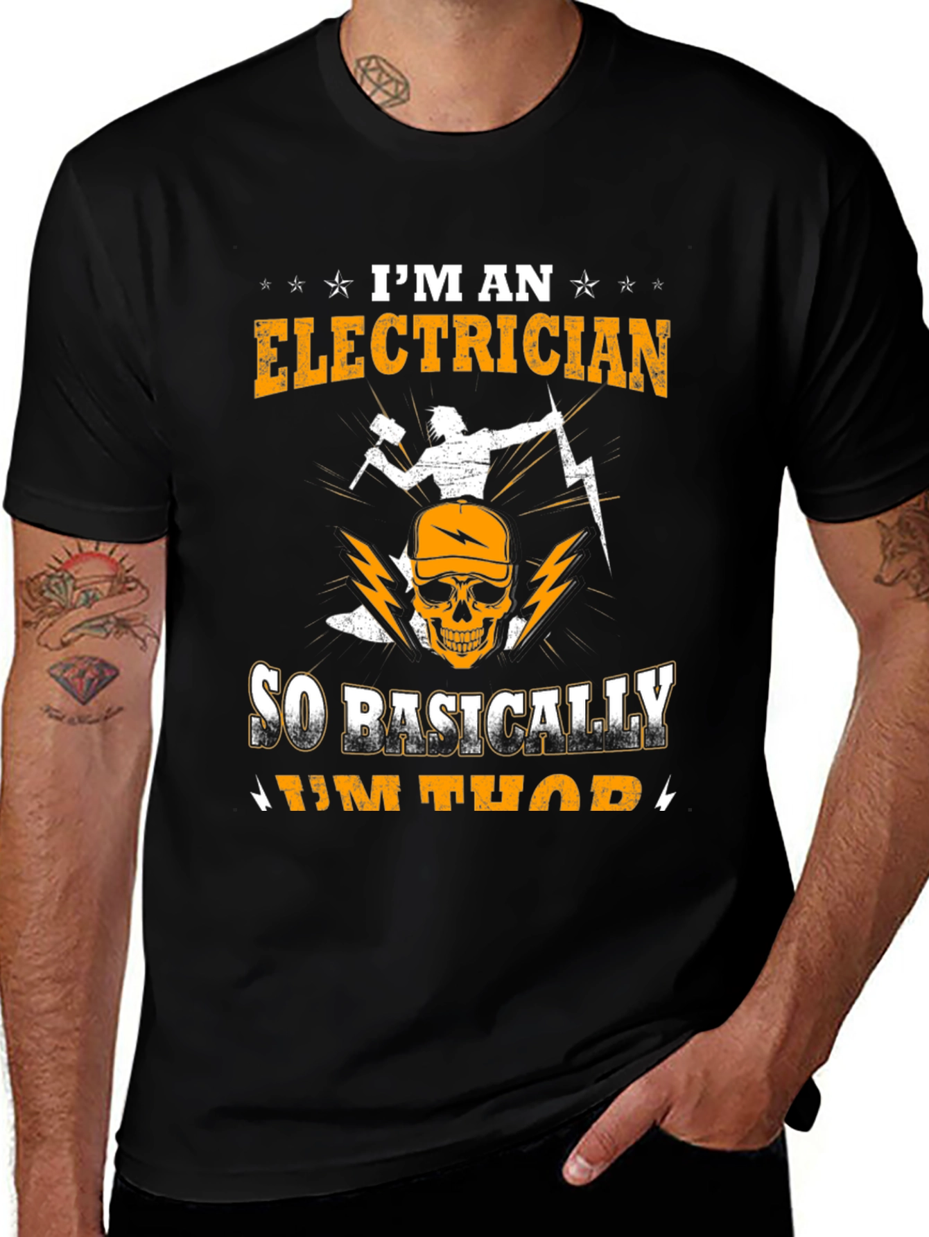 Camiseta Electricista Thor - ¡Descarga Diversión!