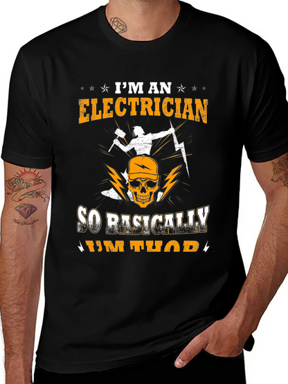 Camiseta Electricista Thor - ¡Descarga Diversión!