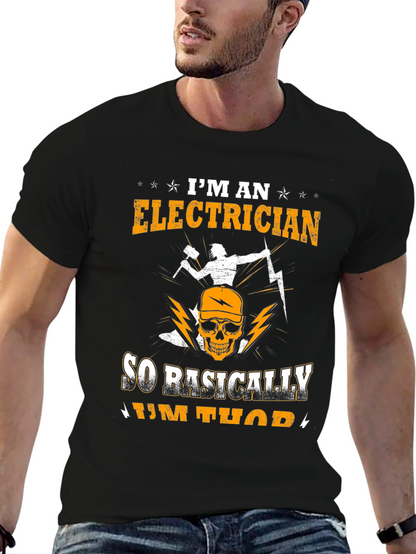 Camiseta Electricista Thor - ¡Descarga Diversión!