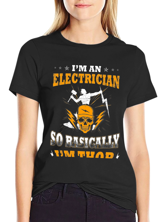 Camiseta Electricista Thor - ¡Descarga Diversión!