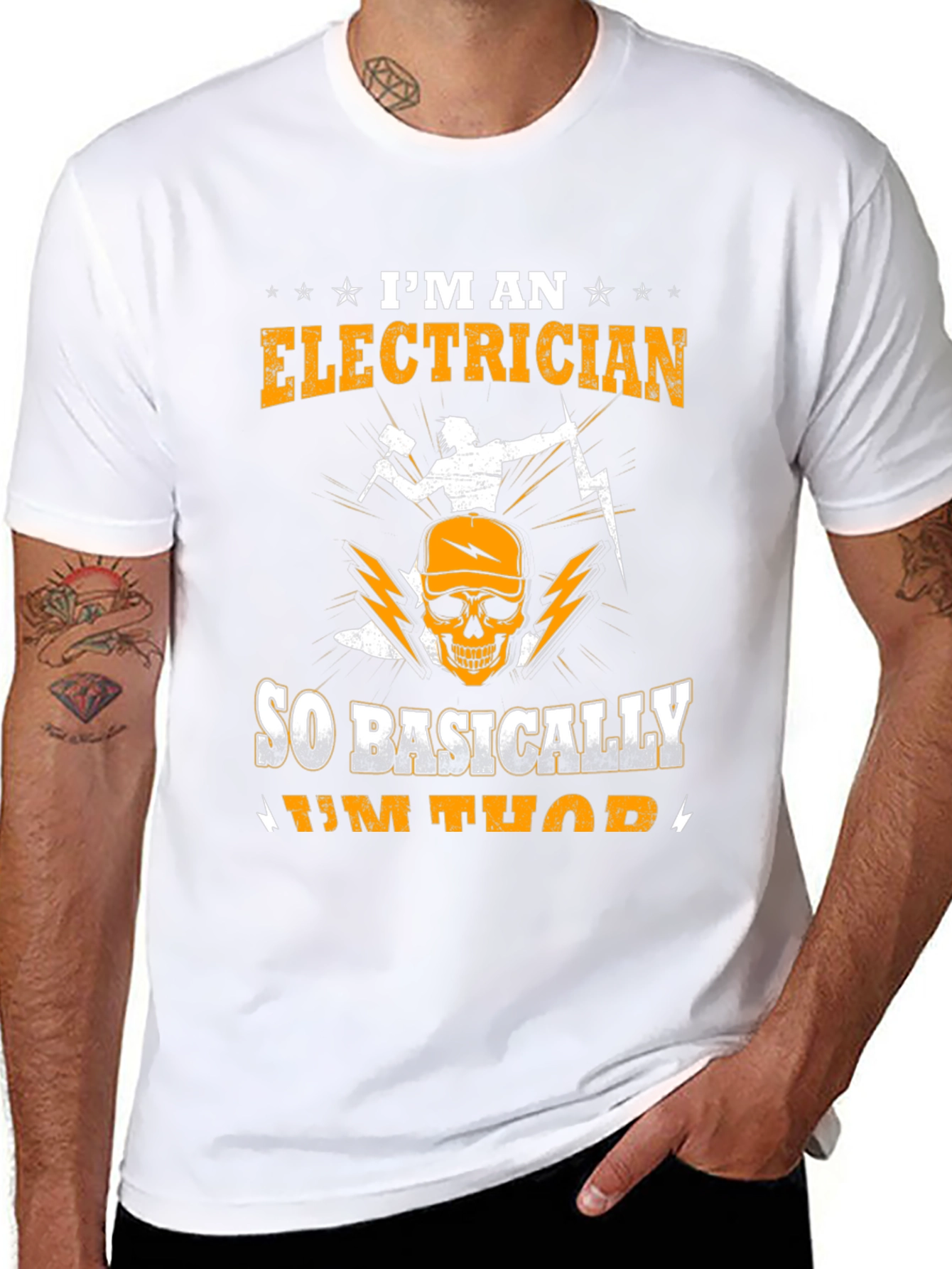 Camiseta Electricista Thor - ¡Descarga Diversión!