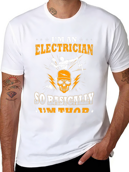 Camiseta Electricista Thor - ¡Descarga Diversión!